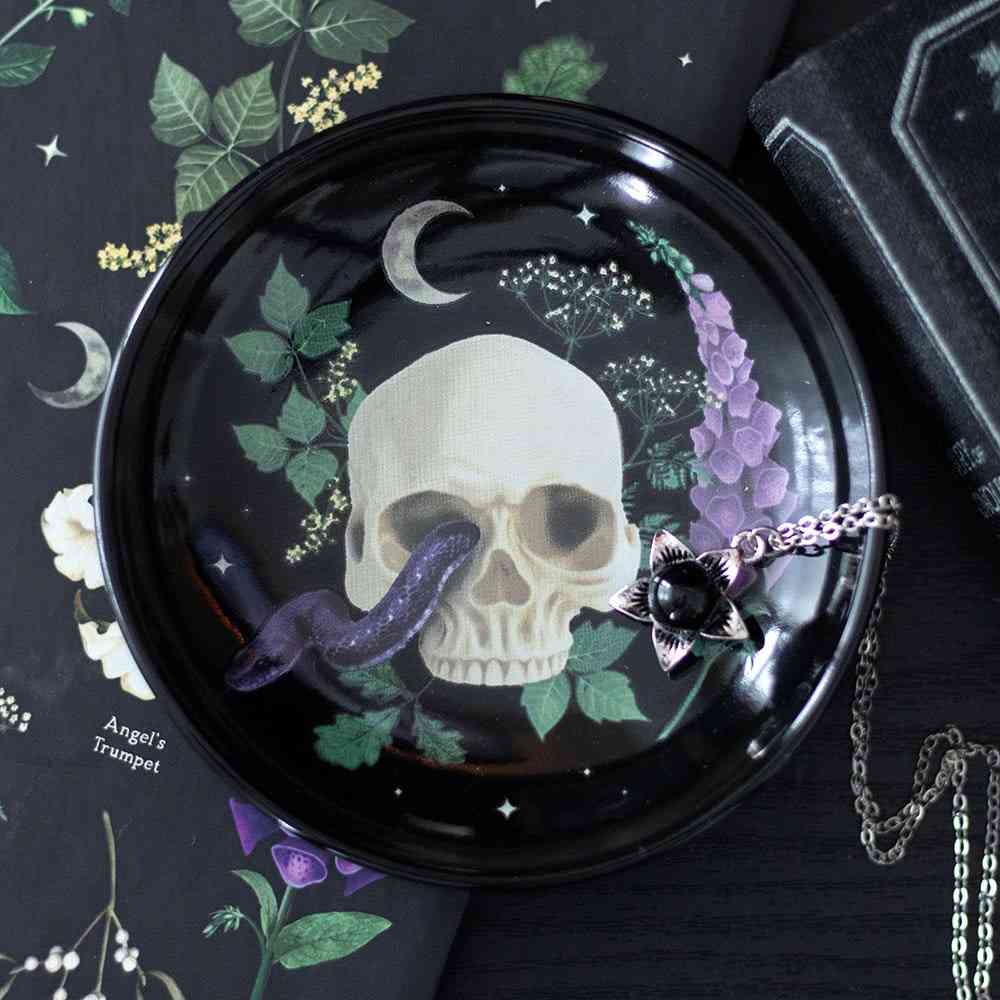 Something Different - Venom & Vines Skull Schmuckschale - Mehrfarben
